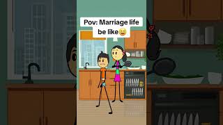 Marriage life marriagelife animation [upl. by Airda]