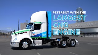 Peterbilt Powered by Cummins X15N Natural Gas Engine How Does It Compare to Diesel [upl. by Patterson689]