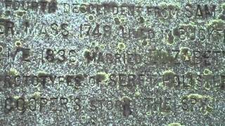 DANIEL PACKARDS grave stone from James Fenimore Coopers the spy [upl. by Eissirc]