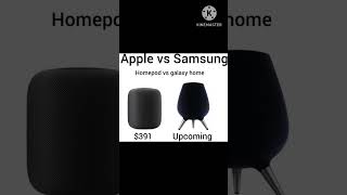 Apple homepod vs Samsung galaxy home iphone samsung iphoneshorts [upl. by Studner]