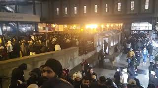 A different view of the Timelapse of the crowd leaving the Harbourfront after the Fireworks [upl. by Nelag162]