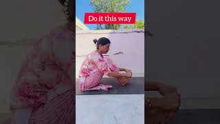 Do you also have stiffy back Try this fitness yoga exercise shorts viralvideo [upl. by Yasnil]