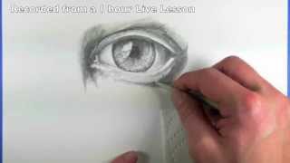 How to Use Blending Stumps  Eye Drawing [upl. by Esinyt]