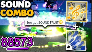 sound fruit 250 mastery in blox fruit [upl. by Sucramd]