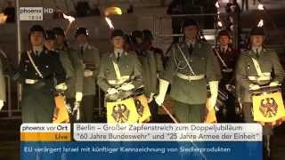 Großer Zapfenstreich „60 Jahre Bundeswehr“ [upl. by Dunkin412]