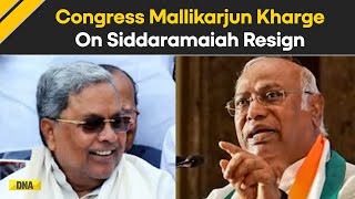 Muda Scam Congresss Mallikarjun Kharge On Siddaramaiahs Future As CM [upl. by Zeba]