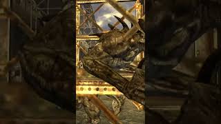 Deathclaw gets stuck in a cage in quarry junction fallout newvegas [upl. by Nek]