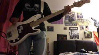 Pictures of Girls Bass Cover and Tabs in Description  Wallows [upl. by Ahsikam400]