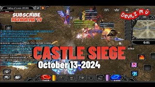 Devilz MU  CASTLE SIEGE October 132024 rexnorvinTV [upl. by Ardek800]