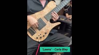 ‘Lawns’  Carla Bley Bass solo [upl. by Merwin]