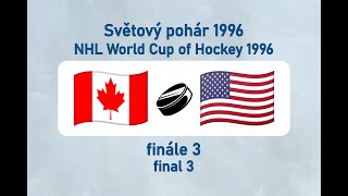 Světový pohár v ledním hokeji 1996 CANUSA finále 3 [upl. by Anana863]