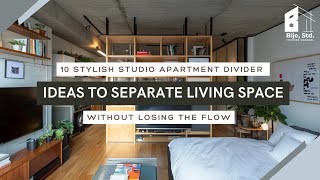 10 Stylish Studio Apartment Divider Ideas to Separate Living Spaces Without Losing Flow [upl. by Bowler409]