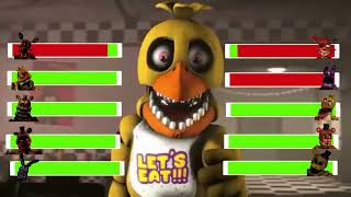 SFM FNaF Top 5 FNAF vs FIGHT Animations WITH Healthbars Jun 2024 [upl. by Sharron]