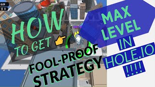 HOW TO GET MAX LEVEL in HoleIO 100 FOOL PROOF STRATEGY Holeio [upl. by Liponis907]