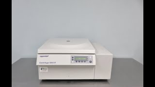 Eppendorf Centrifuge 5810R Video ID 18844 [upl. by Maghutte407]