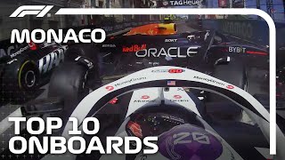 Ocon amp Gaslys Dramatic Collision And The Top 10 Onboards  2024 Monaco Grand Prix  Qatar Airways [upl. by Blondelle]