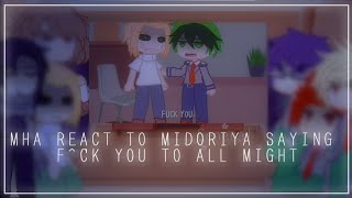 MHA React to my Videos  Gacha Club  Deku Angst [upl. by Hareemas]