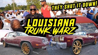 DISRESPECTFUL Donkmaster Invades LOUISIANA TRUNK WARZ and things get WILD Crazy Car Show [upl. by Aro]