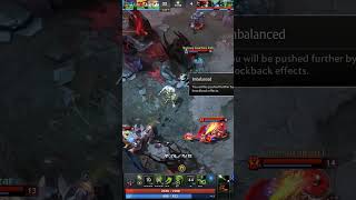 100 Knockback amplification 🙂👍 dota2 дота2 dota2wtf dota2indonesia [upl. by Adnohsar]