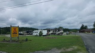 Huntington WV  Ashland KY KOA campground [upl. by Anikehs]