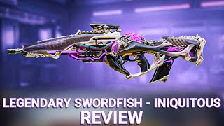 LEGENDARY SWORDFISH  INIQUITOUS REVIEW  Call of Duty Mobile  Green Forces Gaming [upl. by Babara]