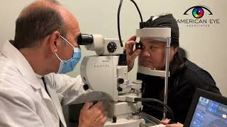 Treating Diabetic Retinopathy Laser with Dr Papastergiou [upl. by Netsryk198]