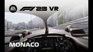 F1 23 VR MONACO Immediately after exiting the tunnel the effect is awesome [upl. by Notelrac]