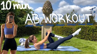 10MIN everyday pilates ab workout  flat stomachamp slim waist  no equipment [upl. by Edahs]