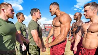 US MARINES VS BODYBUILDERS Who Is Stronger [upl. by Nnyltak]