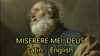 Miserere Mei Deus  Allegri  English translation [upl. by Horwitz573]