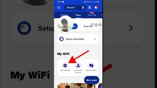 How to change jio fibre wifi password XavByte trending shorts [upl. by Yeleen287]