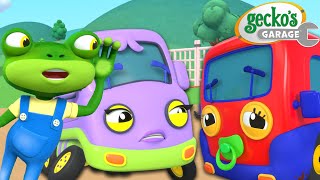 Mommy Truck is EXHAUSTed  Geckos Garage  Truck Cartoons for Kids [upl. by Enitsirhk]