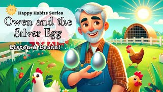 Owen and the Silver Egg  Teach Your Kids True Happiness Comes from Sharing  Story amp Song [upl. by Yxel]