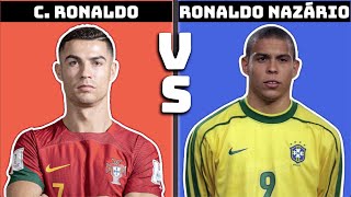 Cristiano Ronaldo vs Ronaldo Nazario  Battle of the Ronaldos [upl. by Mattson]