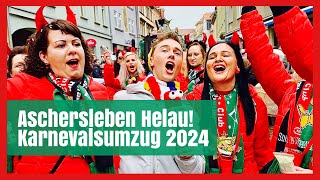 Karnevalsumzug Aschersleben 2024 [upl. by Sybille]