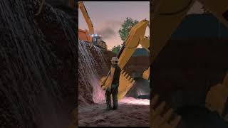 Efek kurang ngopi 🤣 constructionsimulator excavator fypシ゚viral [upl. by Eidnew]