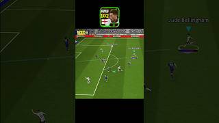 Unbelievable Bellingham 102 🔥☠️ efootball pes efootball2024 efootball2025 pesmobile shorts [upl. by Remsen]