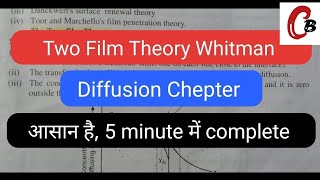 The Two Film Theory Whitman  Engineering Students CB [upl. by Abdella]