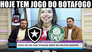 BOTAFOGO X PALMEIRAS HOJE TEM JOGO DO FOGÃO PELA LIBERTADORES 2024 [upl. by Ellehsad]