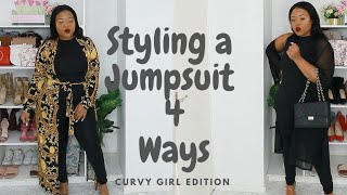 STYLING A JUMPSUIT4 OUTFIT IDEAS HOW TO STYLE A JUMPSUIT [upl. by Lesab346]