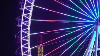 masseter reduction ♡ subliminal affirmations over night ferris wheel [upl. by Hobbie]