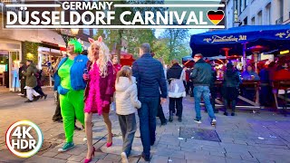 🎉 Beginning of Carnival in November 2023  Party in Düsseldorf Germany 1111 4KHDR 60FPS [upl. by Marmaduke387]