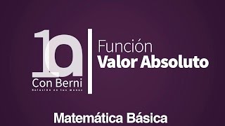 A23 Funciones 9 Función valor absoluto I [upl. by Ronni434]