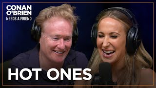 Nikki Glaser Was Inspired By Conan’s Episode Of “Hot Ones”  Conan OBrien Needs A Friend [upl. by Schubert]