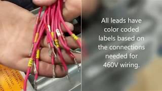 How to Wire an Elektrim 12Lead motor for 460V 60Hz [upl. by Lindon]