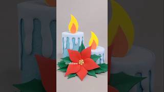 Velas navideñas con tubos de cartón y foamy diy manualidades navidad christmas foamy [upl. by Atinihs261]