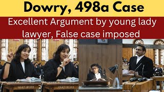 Excellent Arguments by a young lady lawyer 498a casedivorce and maintenance [upl. by Iaverne]