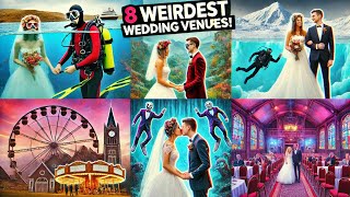 8 Weirdest Wedding Venues You Wont Believed People Got Married [upl. by Inavoj]