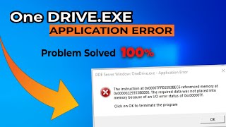 One driveexe Application Error DDE Server Windows Problem Solved 100 [upl. by Brockie]