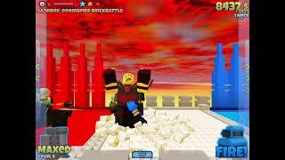 Chapter 1 vs lil’deathbringer with a lil bucket Roblox  the battle bricks [upl. by Yennek]